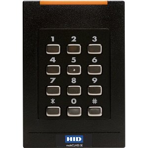 HID 921PTNNEK00000 multiCLASS SE RPK40 Smart Card Reader Wall Switch with Keypad, HID Prox, AWID and EM4102 (32 bits), Maximum compatibility, Wiegand, Pigtail, Standard v1, Black