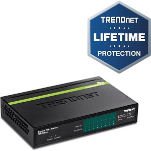 TRENDnet TPE-TG83 8-Port Gigabit PoE Switch, 65W, 16Gbps