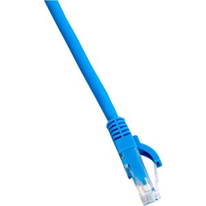 W Box WBXC5EBL2MP5 CAT5e Patch Cable, RJ45, 2m, Blue, 5-Pack