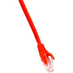 W Box WBXC5ERD1MP5 CAT5e Patch Cable, RJ45, 1m, Red, 5-Pack