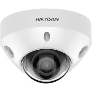 Hikvision DS-2CD2547G2 -LS Pro Series ColorVu 4MP Mini Dome IP Camera, 2.8mm Fixed Lens, White