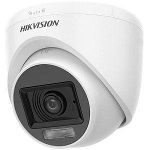 Hikvision DS-2CE76D0T-LPFS Value Series, Turbo HD 2MP 3.6mm Fixed Lens, IR 20M Dual Light Analog Turret Camera