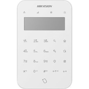 Hikvision DS-PK1-LT-WE LCD Display Wireless Keypad, Indoor, Status LED