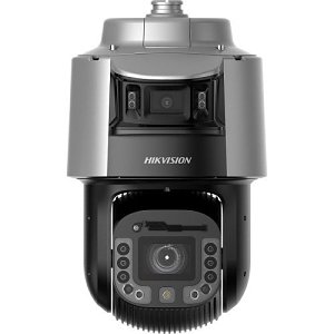 Hikvision DS-2SF8C442MXS-DLW(14F1)(P3) Ultra Series Darkfighter IP67 4MP IR 300M TandemVu IP Speed Dome Camera, 4-252mm Fixed Lens, Silver