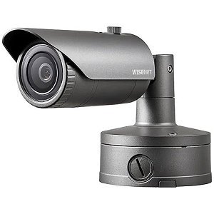 Hanwha XNO-8020R Wisenet X Series, IP67-IP66 5MP 3.7mm Fixed Lens, IR 30M IP Network Bullet Camera, Grey