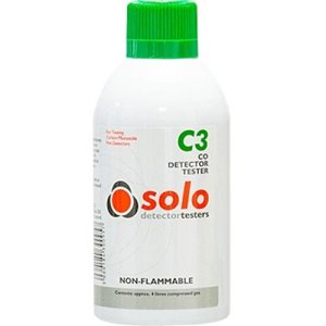 Solo C3 CO Detector Testing, Co Test Aerosol (Non-Flammable), 250ml