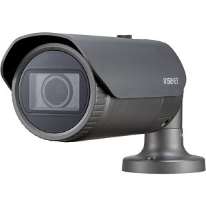 Hanwha XNO-L6080R-FSNP Wisenet X Series, WDR IP66 2MP 3.2-10mm Motorized Varifocal Lens, IR 30M IP Bullet Camera, Grey