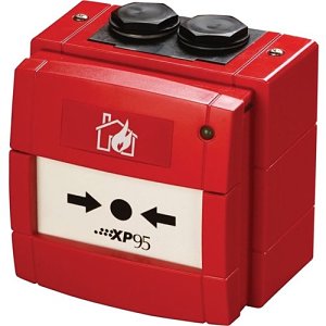 Apollo 58100-950APO Discovery Series Addressable Manual Call Point, Oudoor Use, EN 54-11 Certified, Red