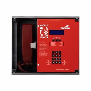 Eaton VoCALL Network master handset, Analogue, VoCALL, Master Handset, Panel, Wall Mounted, Red / Metal