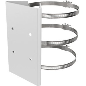 Hikvision DS-1673ZJ Pole Mount Bracket, Horizontal, White