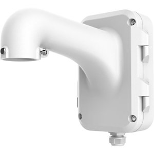 Hikvision DS-1604ZJ Wall Mounting Bracket for Speed Dome Cameras with Junction Box, Indoor & Outdoor Use, Load Capacity 10kg, White