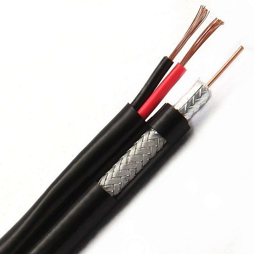 W Box WBXRG59100M2C RG59 ShotGun Coaxial Cable, 75Ohm, 100m Drum