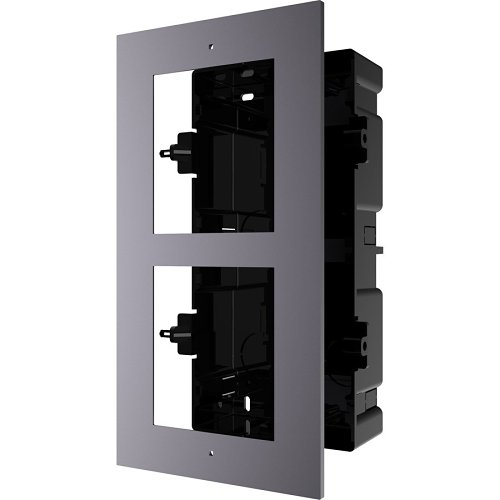 Hikvision DS-KD-ACF2 2-Module Bracket for Intercom Indoor and Outdoor use, Aviation Aluminum