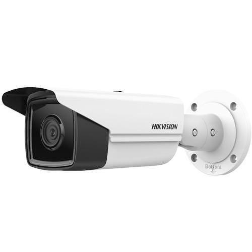 Hikvision DS-2CD2T43G2-2I Pro Series AcuSense 4MP IP67 IR IP Bullet Camera, 2.8mm Fixed Lens, White