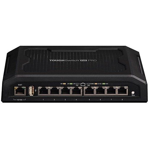 Milestone HA-POE-8 PoE Switch for Husky IVO, 8-Port PoE , Managed