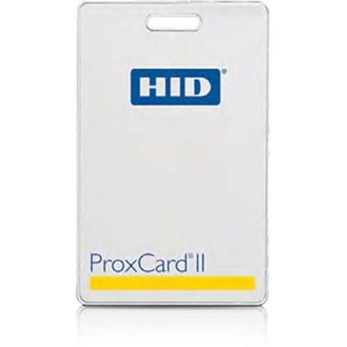 HID 1326NSSNV ProxCard II 1326 Clamshell Smart Card, Non-Programmed, Logo Front and Back, No Numbers, Vertical Slot