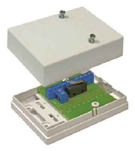 Alarmtech JB-12 Junction Box, 12 Terminals, 2 Anti-Tamper Switch Connection, Grade 3, White