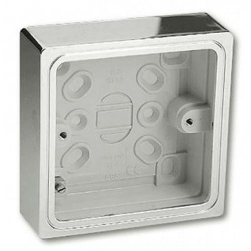 Elmdene AMS-EBIR-BOX Surface Mount Box for AMS-EBIR3-RG, 28mm, Chrome Finish