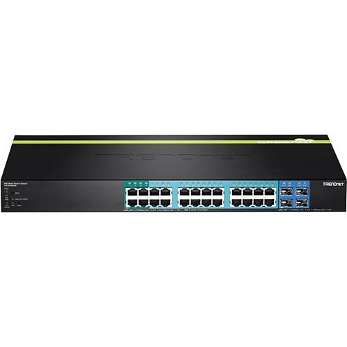 TRENDnet TPE-2840WS 28-Port Gigabit Web Smart PoE+ Switch, 56Gbps