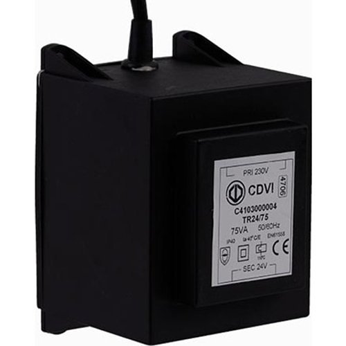 CDVI TR2475 24V AC 75VA Transformer for Centaur Series