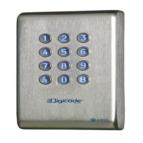 CDVI KCIEN-SBP ACCESS KEYPAD Metal 100 Codes 2R Sans Bp